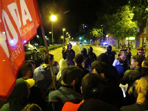 Manifestaci&oacute; per la llibertat dels nou CRD's detinguts a Sabadell i altres poblacions