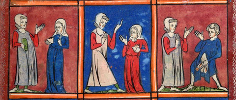 Malalties sexuals. Il&middot;lustracions d'un manuscrit medieval
