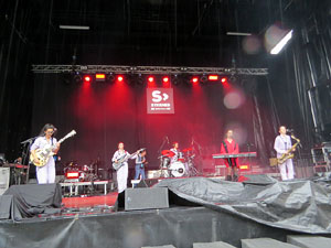 Festival Strenes 2019. Concert de Joina a la pla&ccedil;a Catalunya dins la programaci&oacute; de la Festa Major de l'Strenes