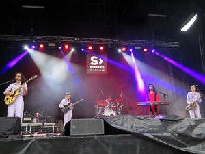 Festival Strenes 2019. Concert de Joina a la pla&ccedil;a Catalunya dins la programaci&oacute; de la Festa Major de l'Strenes