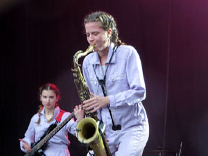 Festival Strenes 2019. Concert de Joina a la pla&ccedil;a Catalunya dins la programaci&oacute; de la Festa Major de l'Strenes