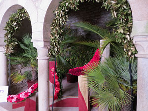 Temps de Flors 2019. Instal&middot;lacions i decoracions florals als diversos espais dels Banys &Agrave;rabs