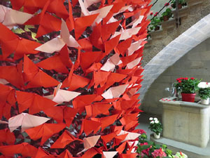 Temps de Flors 2019. Muntatges i instal&middot;lacions florals a la Cambra de la Propietat Urbana