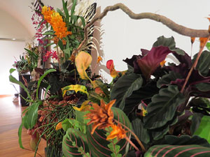 Temps de Flors 2019. Instal&middot;laci&oacute; floral al Palau de Caramany