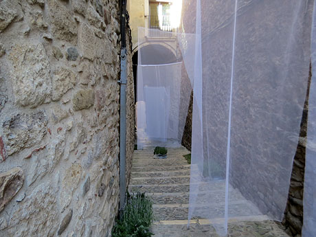 Temps de Flors 2019. Instal&middot;laci&oacute; al Carrer de C&uacute;ndaro