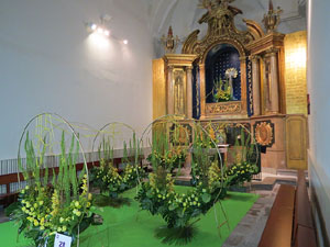 Temps de Flors 2019. Muntatges i instal&middot;lacions florals a l'Esgl&eacute;sia del Carme