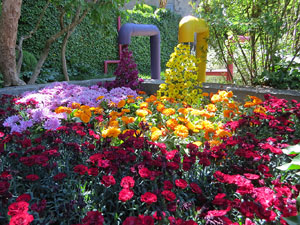 Temps de Flors 2019. Muntatges florals al Jard&iacute; de l'&Agrave;ngel