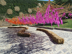 Temps de Flors 2019. Muntatges i instal&middot;lacions florals al Jard&iacute; de la Inf&agrave;ncia