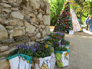 Temps de Flors 2019. Instal&middot;lacions i decoracions florals als diversos espais dels Jardins del doctor Figueras