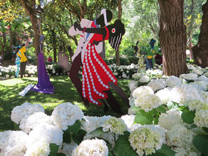 Temps de Flors 2019. Instal&middot;lacions i decoracions florals als diversos espais dels Jardins del doctor Figueras