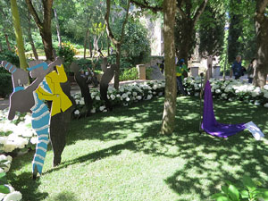 Temps de Flors 2019. Instal&middot;lacions i decoracions florals als diversos espais dels Jardins del doctor Figueras