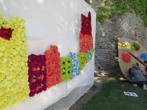Temps de Flors 2019. Instal&middot;lacions i decoracions florals als diversos espais del Passeig Arqueol&ograve;gic