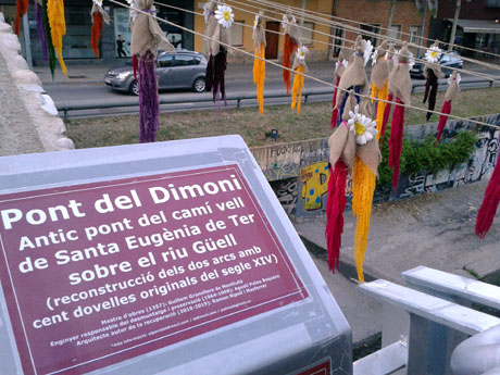 Temps de Flors 2019. Instal&middot;lacions i muntatges florals als Pont del Dimoni
