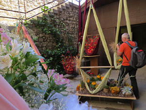 Temps de Flors 2019. Muntatges i instal&middot;lacions florals als vest&iacute;buls del Teatre Municipal