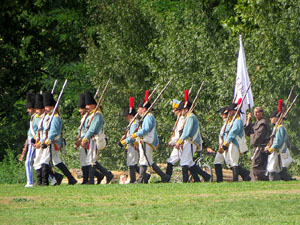 XII Festa Reviu els Setges Napole&ograve;nics de Girona. Recreaci&oacute; d'una batalla napole&ograve;nica al Parc de les Ribes del Ter