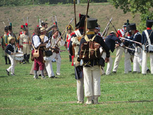 XII Festa Reviu els Setges Napole&ograve;nics de Girona. Recreaci&oacute; d'una batalla napole&ograve;nica al Parc de les Ribes del Ter