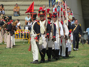 XII Festa Reviu els Setges Napole&ograve;nics de Girona. Recreaci&oacute; d'una batalla napole&ograve;nica al Parc de les Ribes del Ter