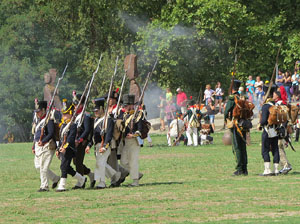 XII Festa Reviu els Setges Napole&ograve;nics de Girona. Recreaci&oacute; d'una batalla napole&ograve;nica al Parc de les Ribes del Ter