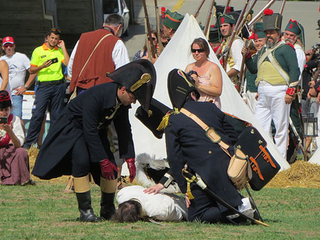 XII Festa Reviu els Setges Napole&ograve;nics de Girona. Recreaci&oacute; d'una batalla napole&ograve;nica al Parc de les Ribes del Ter