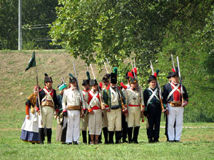 XII Festa Reviu els Setges Napole&ograve;nics de Girona. Recreaci&oacute; d'una batalla napole&ograve;nica al Parc de les Ribes del Ter