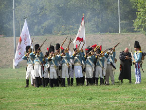 XII Festa Reviu els Setges Napole&ograve;nics de Girona. Recreaci&oacute; d'una batalla napole&ograve;nica al Parc de les Ribes del Ter