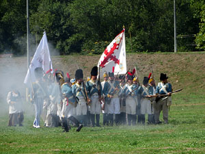 XII Festa Reviu els Setges Napole&ograve;nics de Girona. Recreaci&oacute; d'una batalla napole&ograve;nica al Parc de les Ribes del Ter