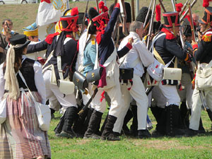 XII Festa Reviu els Setges Napole&ograve;nics de Girona. Recreaci&oacute; d'una batalla napole&ograve;nica al Parc de les Ribes del Ter