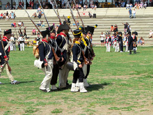 XII Festa Reviu els Setges Napole&ograve;nics de Girona. Recreaci&oacute; d'una batalla napole&ograve;nica al Parc de les Ribes del Ter