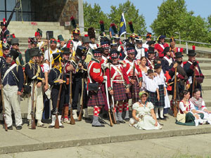 XII Festa Reviu els Setges Napole&ograve;nics de Girona. Cloenda de la recreaci&oacute; al Parc de les Ribes del Ter