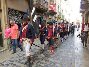 XII Festa Reviu els Setges Napole&ograve;nics de Girona. Desfilada pels carrers de Girona