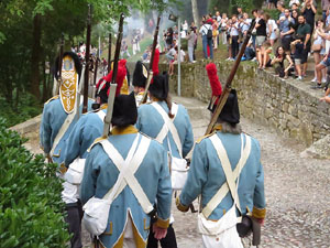XII Festa Reviu els Setges Napole&ograve;nics de Girona. Combat al portal de Sant Crist&ograve;fol