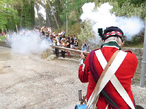 XII Festa Reviu els Setges Napole&ograve;nics de Girona. Combat al portal de Sant Crist&ograve;fol