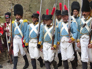 XII Festa Reviu els Setges Napole&ograve;nics de Girona. Combat al portal de Sant Crist&ograve;fol