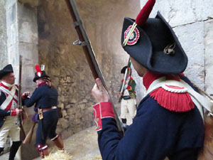 XII Festa Reviu els Setges Napole&ograve;nics de Girona. Combat al portal de Sant Crist&ograve;fol