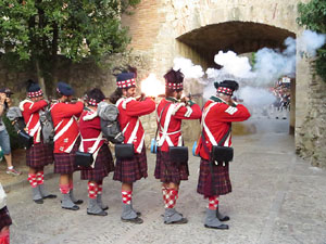 XII Festa Reviu els Setges Napole&ograve;nics de Girona. Combat al portal de Sant Crist&ograve;fol
