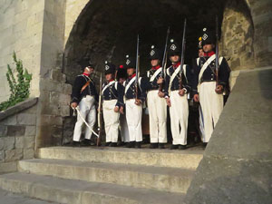 XII Festa Reviu els Setges Napole&ograve;nics de Girona. Combats a la pla&ccedil;a dels Ap&ograve;stols