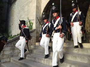 XII Festa Reviu els Setges Napole&ograve;nics de Girona. Combats a la pla&ccedil;a dels Ap&ograve;stols