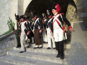 XII Festa Reviu els Setges Napole&ograve;nics de Girona. Combats a la pla&ccedil;a dels Ap&ograve;stols