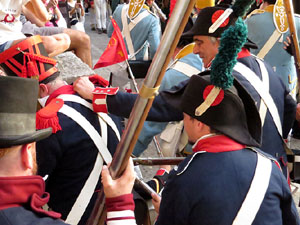 XII Festa Reviu els Setges Napole&ograve;nics de Girona. Combats a la pla&ccedil;a dels Ap&ograve;stols