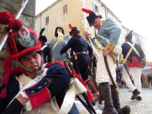 XII Festa Reviu els Setges Napole&ograve;nics de Girona. Combats a la pla&ccedil;a dels Ap&ograve;stols