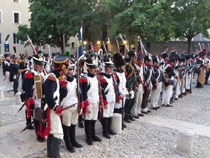 XII Festa Reviu els Setges Napole&ograve;nics de Girona. Atac a la pla&ccedil;a de Sant Dom&egrave;nec