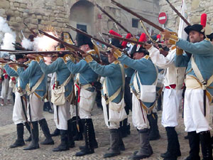 XII Festa Reviu els Setges Napole&ograve;nics de Girona. Atac a la pla&ccedil;a de Sant Dom&egrave;nec