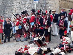 XII Festa Reviu els Setges Napole&ograve;nics de Girona. Atac a la pla&ccedil;a de Sant Dom&egrave;nec