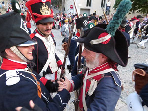 XII Festa Reviu els Setges Napole&ograve;nics de Girona. Atac a la pla&ccedil;a de Sant Dom&egrave;nec