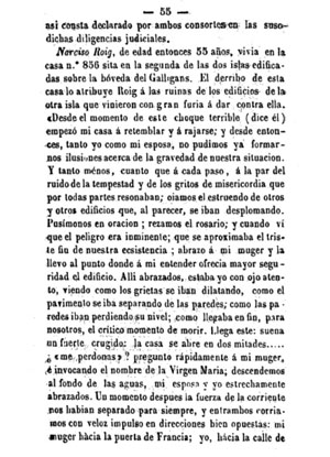 Inundaciones de Gerona. Juli&aacute;n de Ch&iacute;a. 1861