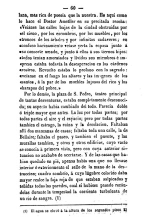 Inundaciones de Gerona. Juli&aacute;n de Ch&iacute;a. 1861