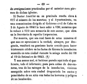 Inundaciones de Gerona. Juli&aacute;n de Ch&iacute;a. 1861