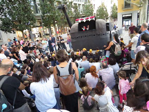 Festival Acocollona't 2019. Passejada i titelles de la Mula Baba