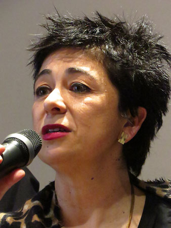 S&iacute;lvia Planas Marc&egrave;, directora del Museu d'Hist&ograve;ria de Girona, durant la inauguraci&oacute;