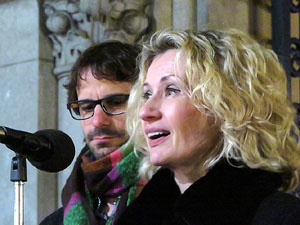 Concentraci&oacute; a la pla&ccedil;a del Vi per la independ&egrave;ncia i la llibertat dels presos pol&iacute;tics